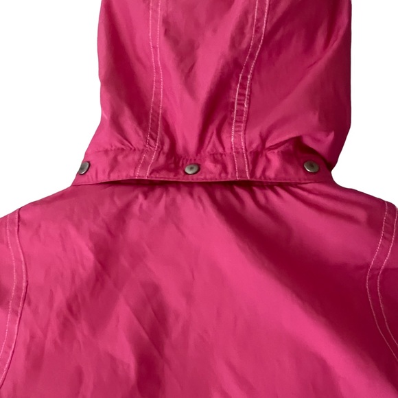 Girls NY Yankees New York Yankees Short Sleeve Windbreaker Pink M 8/10 - Picture 8 of 10